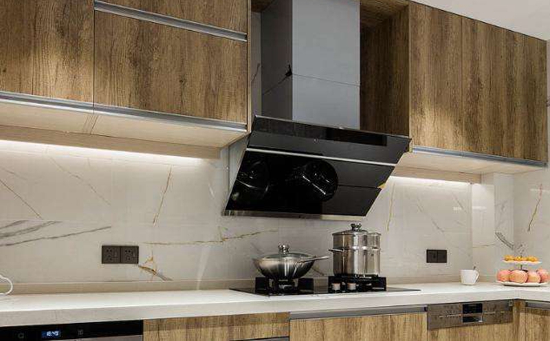 定制櫥柜吸油煙機安裝，星空梵高櫥柜