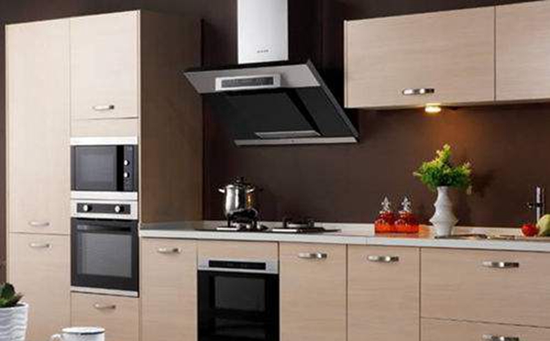 定制櫥柜吸油煙機安裝，星空梵高櫥柜