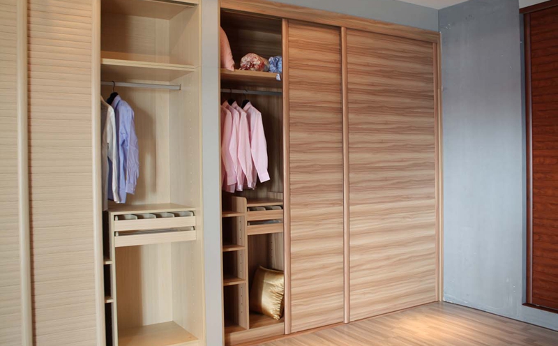 定制衣柜推拉移動門選擇，星空梵高定制衣柜