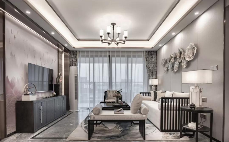 輕奢·新中式風(fēng)格全屋定制，星空梵高全屋定制