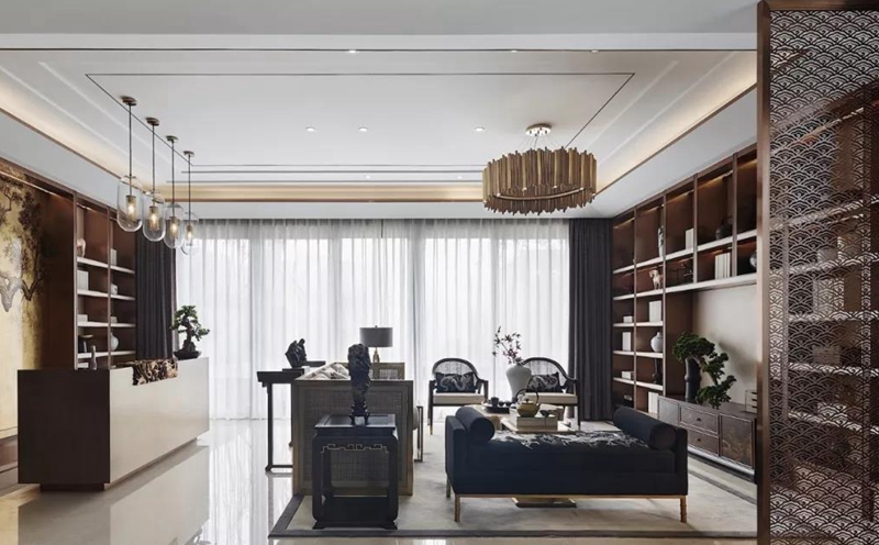 輕奢·新中式風(fēng)格全屋定制，星空梵高全屋定制