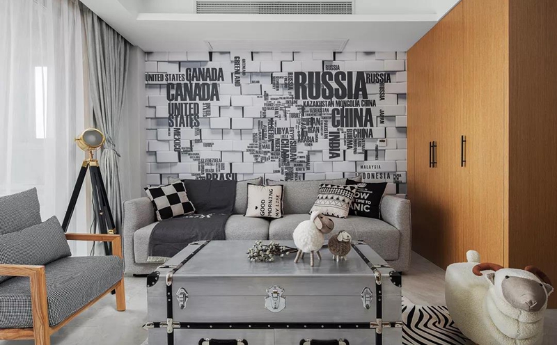 北歐風格全屋定制，星空梵高全屋定制